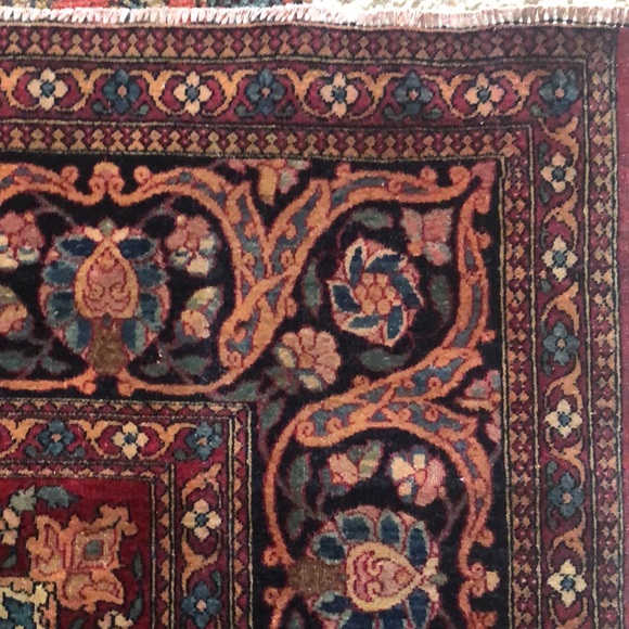 Ahmed Isfahan Antique Persian rug 4.8x6.7 - Picture 8 of 8